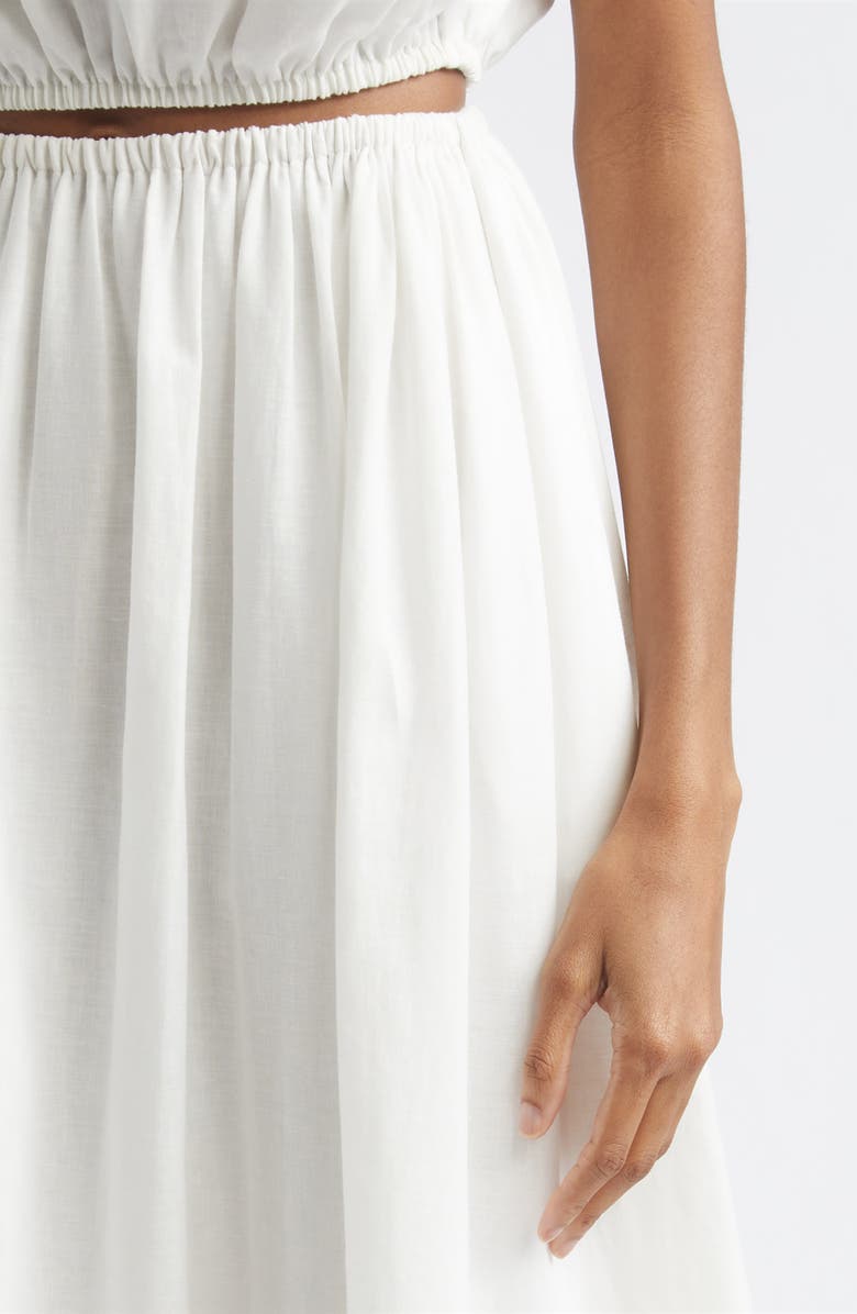 Toccin Imogen Linen & Cotton Skirt, Alternate, color, 