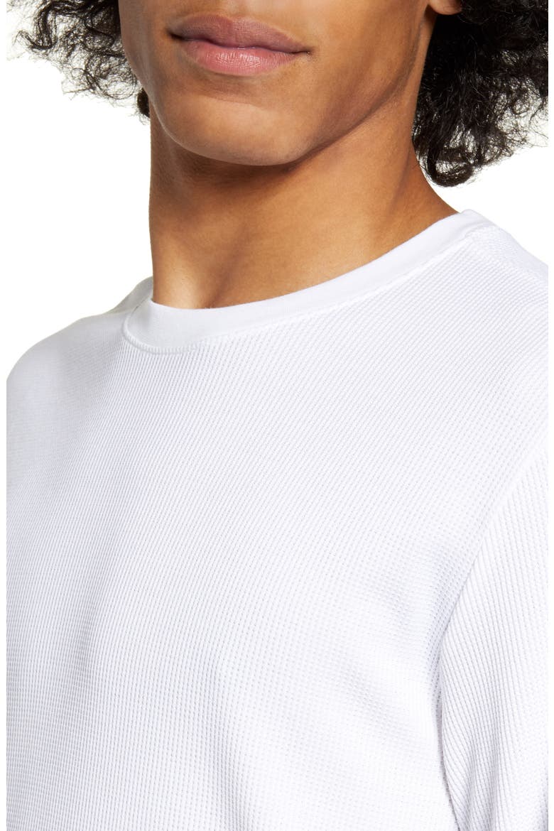 Dri-FIT Long Sleeve Thermal T-Shirt, Alternate, color, WHITE