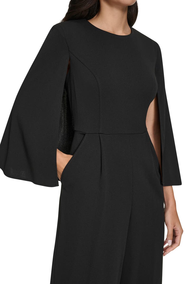 Calvin Klein Cape Jumpsuit, Alternate, color,