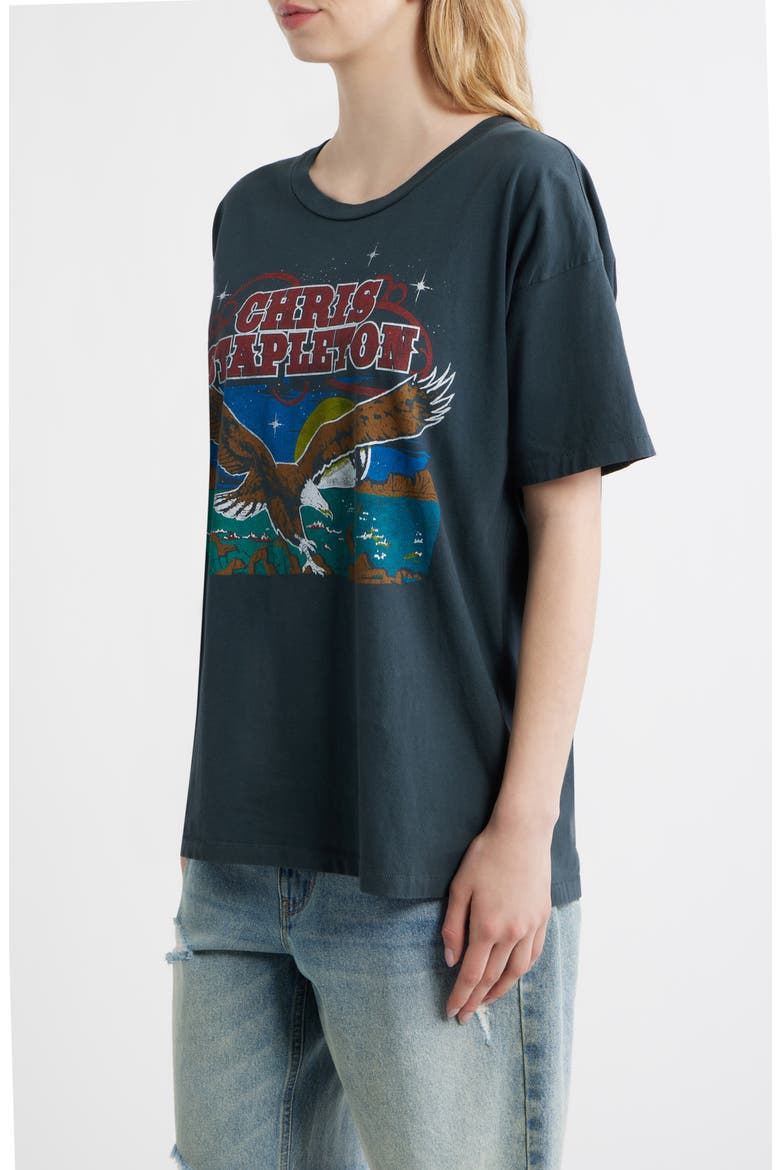 Chris Stapleton Wild Eagle Cotton Graphic T-Shirt, Alternate, color, VINTAGE BLACK