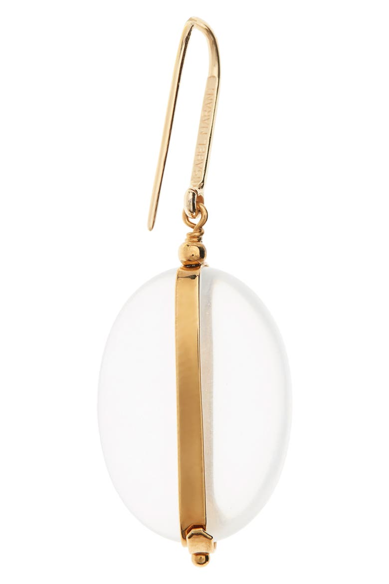 Stone Drop Earrings, Alternate, color, TRANSPARENT