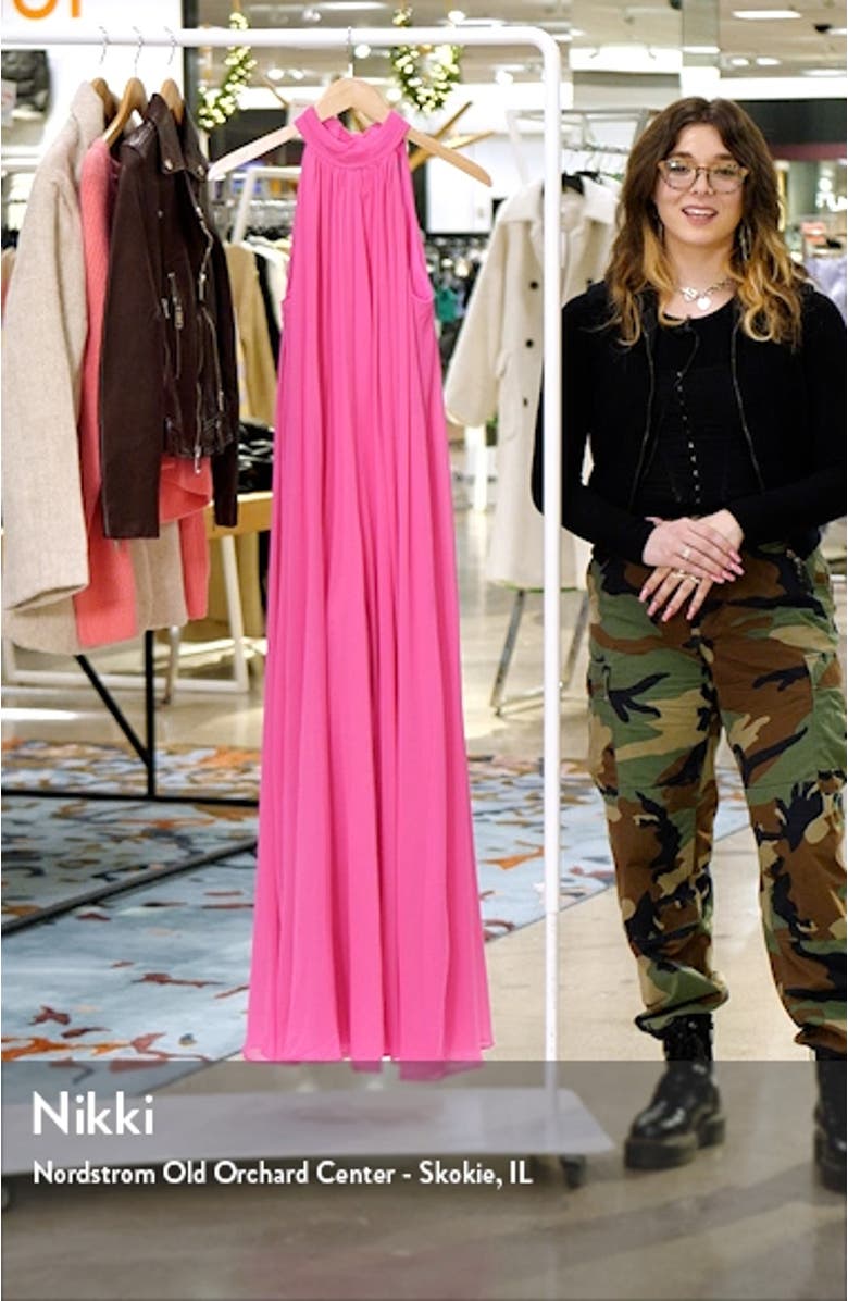 Sleeveless Halter Neck Jumpsuit, sales video thumbnail