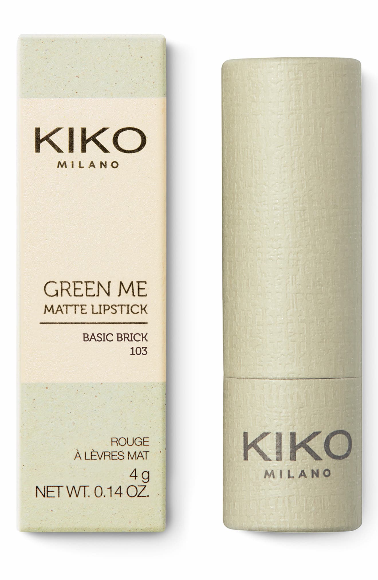 KIKO MILANO Green Me Matte Lipstick - Basic Brick (Women) | Nordstromrack