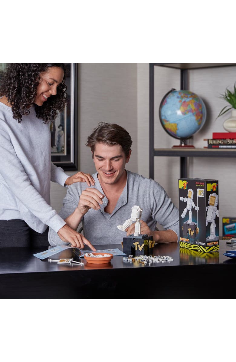 Brickcraft MTV Moon Person Building Set, Alternate, color, Yellow