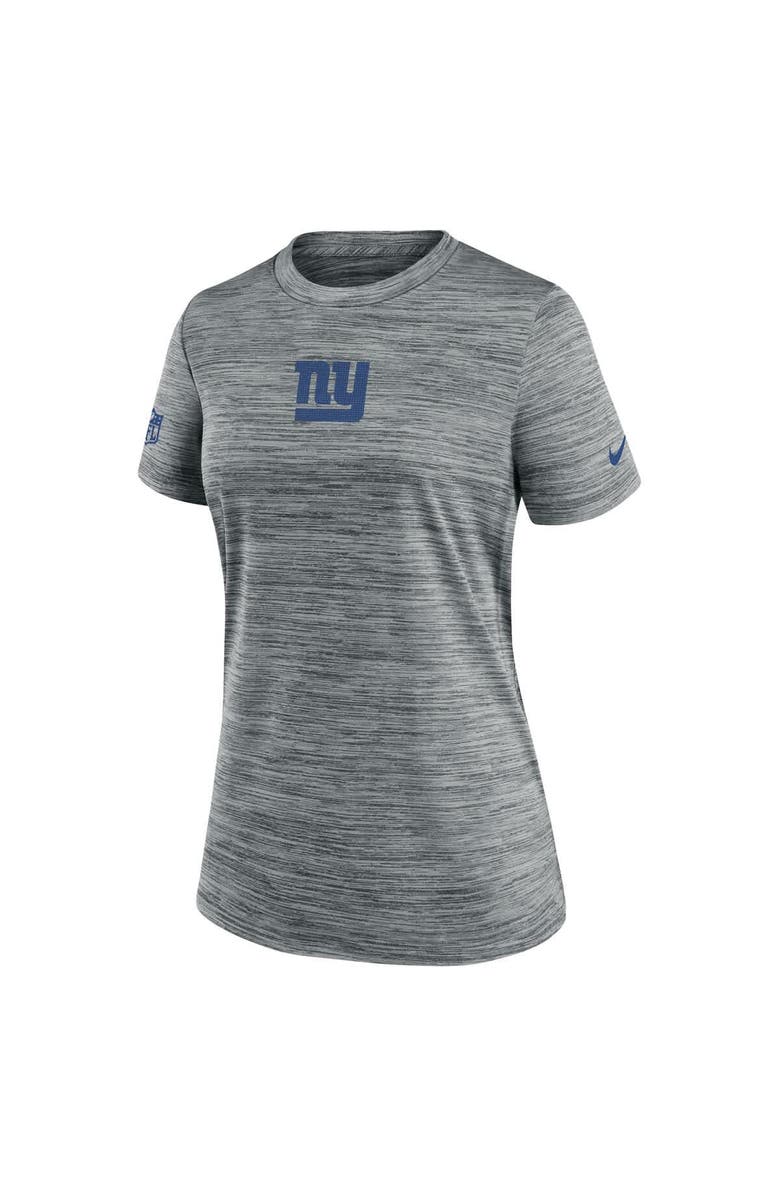 Nike Women's Nike Gray New York Giants Sideline Velocity Dri-FIT T-Shirt, Alternate, color, Gray
