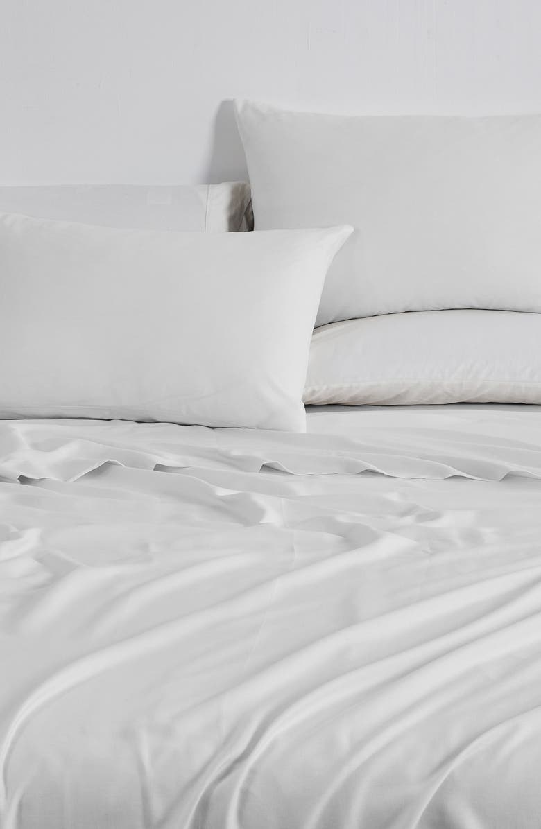 Woven & Weft Tencel<sup>™</sup> Blend Sheet Set, Alternate, color, White