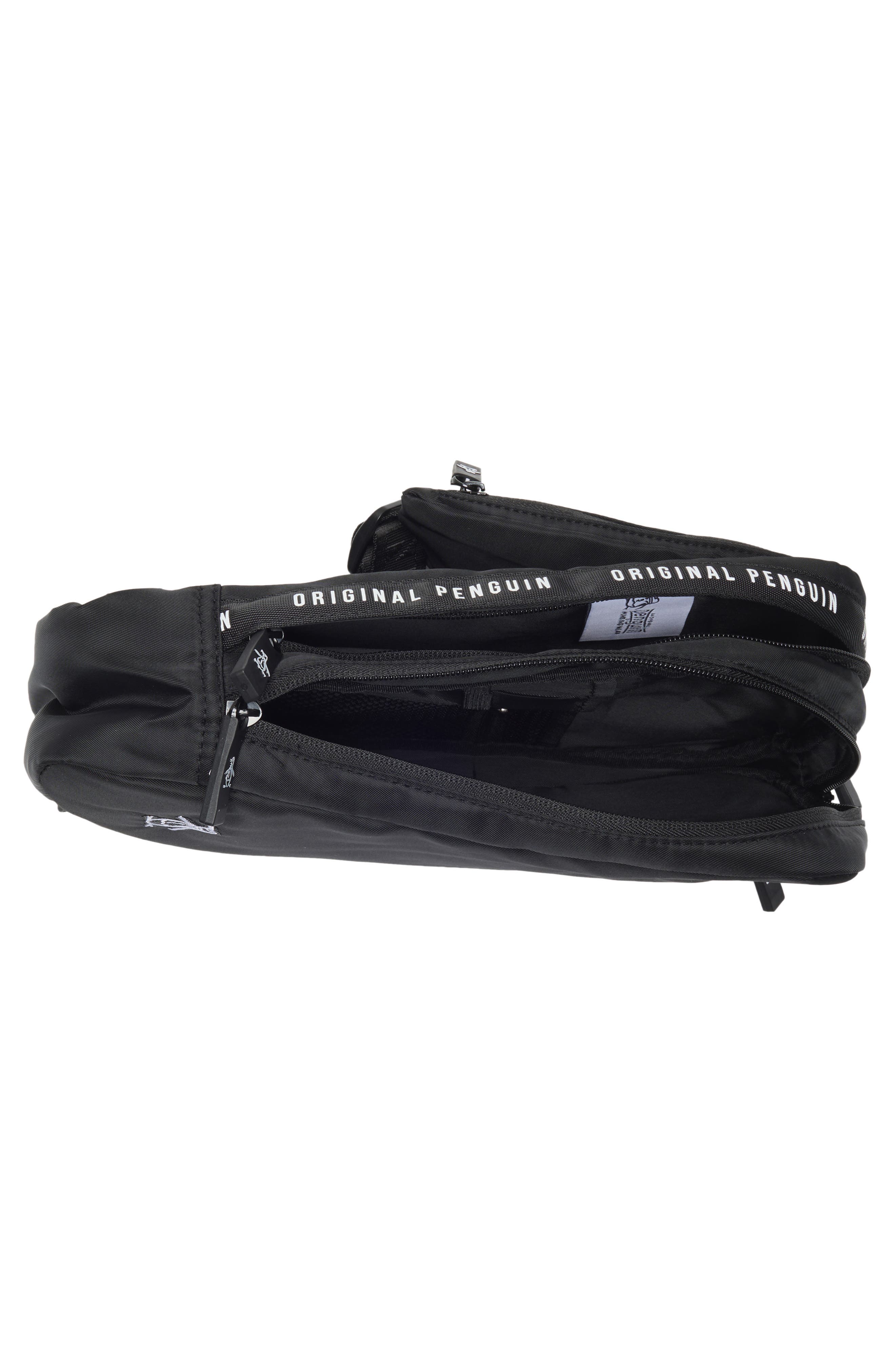 Original Penguin Pete Sling Crossbody Bag, Alternate, color, Black