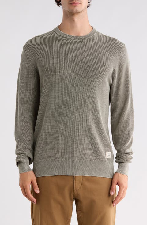 Stonewash Cotton Crewneck Sweater