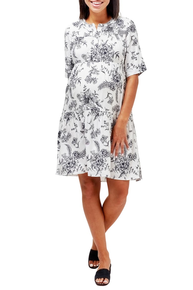 Valeria Maternity/Nursing Dress, Main, color, FLORA