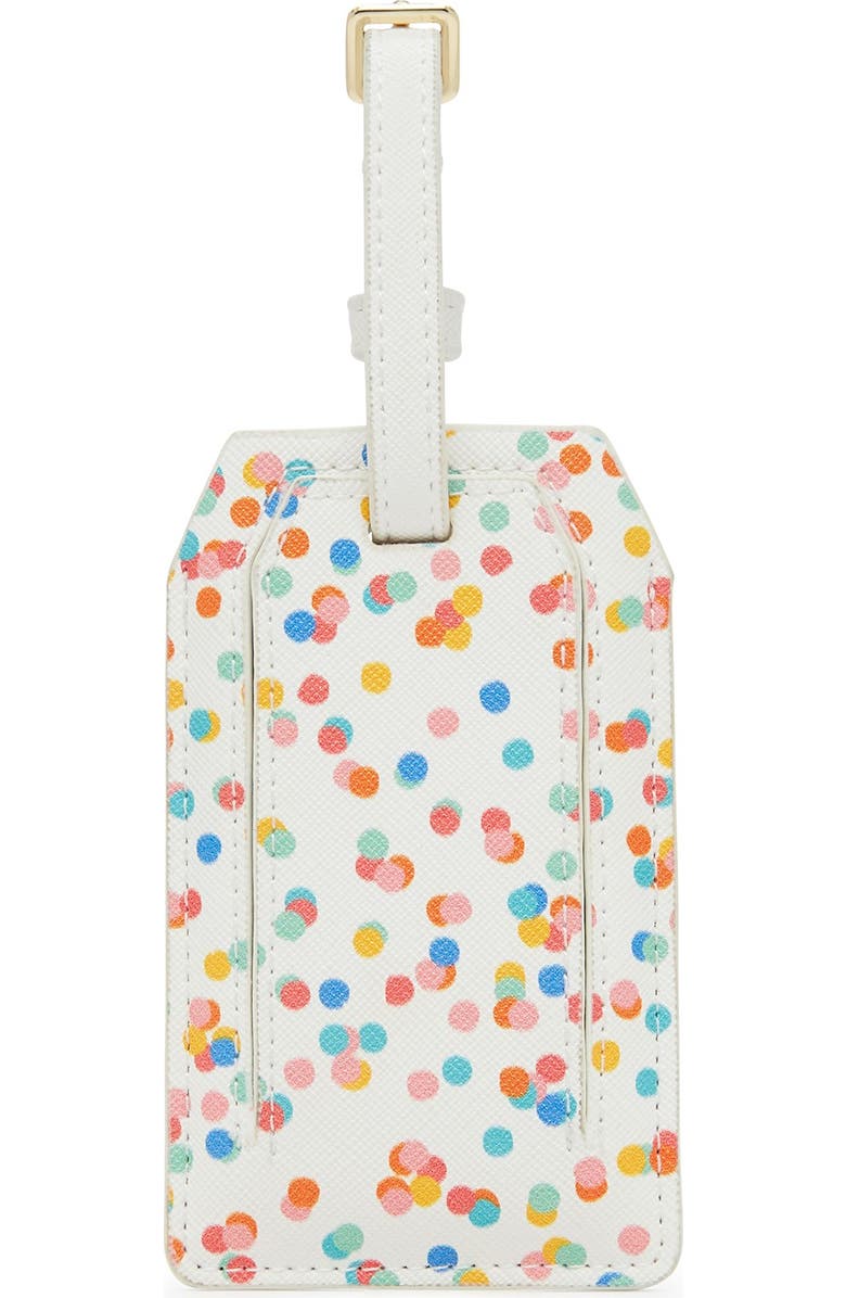 CALPAK Faux Leather Power Charging Luggage Tag, Alternate, color,