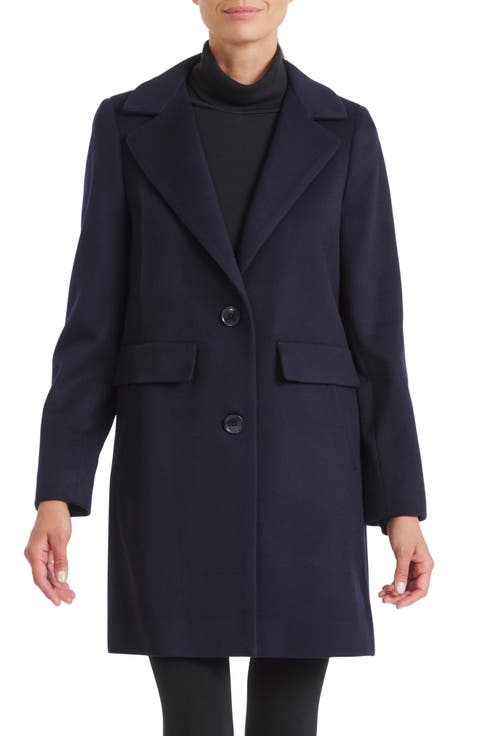 Single Breasted Notch Lapel Coat