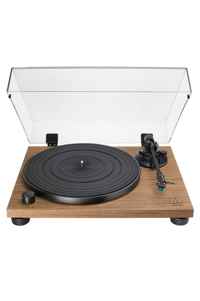 AT-LPW40WN Fully Manual Belt-Drive Turntable, Main, color, Walnut