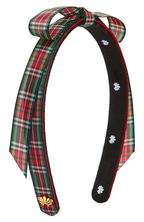 Plaid Bardot Headband