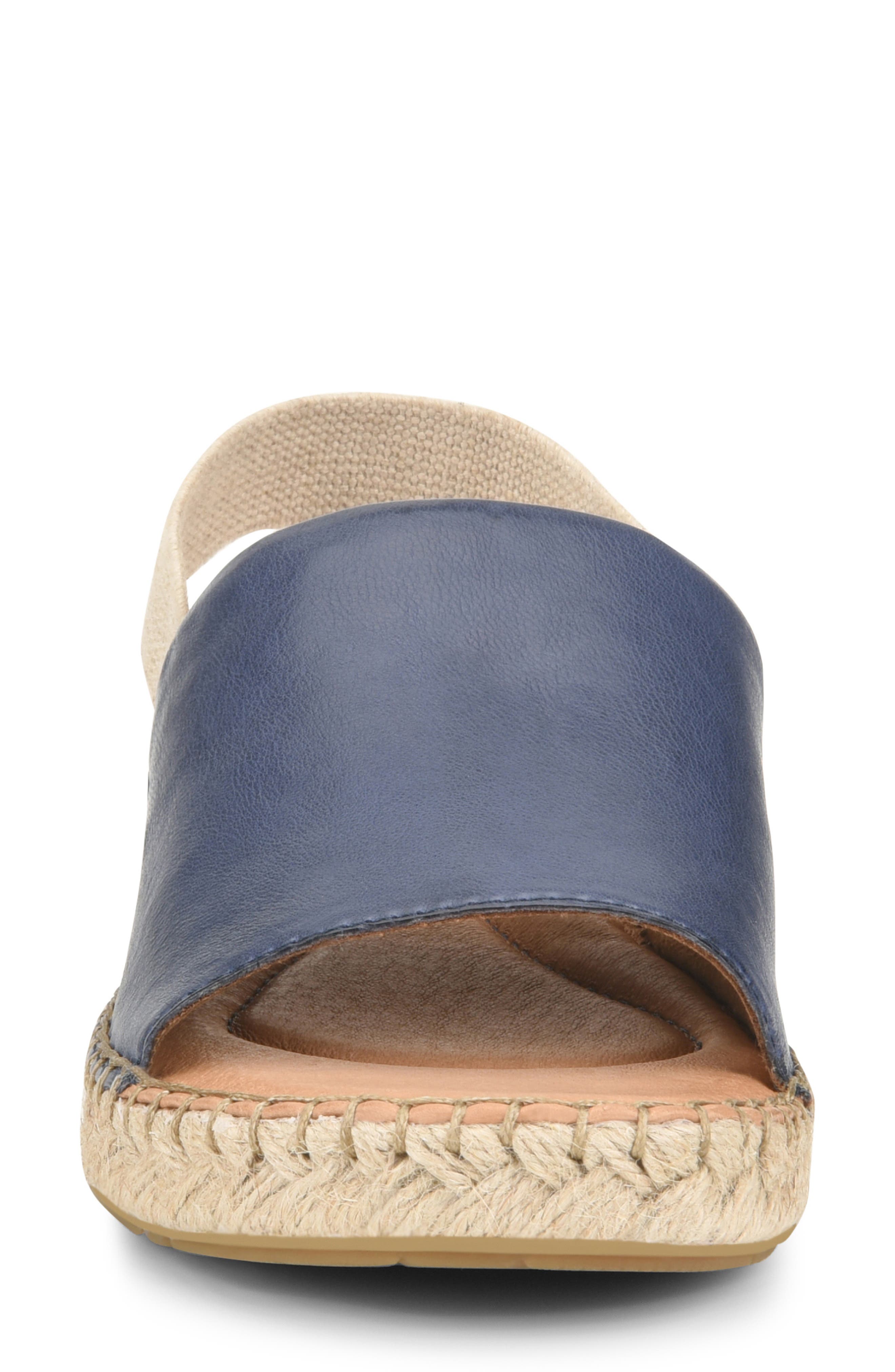 San Isabel Slingback Sandal, Alternate, color, NAVY LEATHER