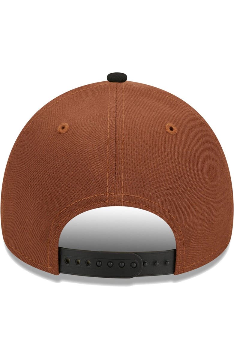 New Era Men's New Era Brown/Black San Francisco 49ers Harvest A-Frame Super Bowl XXIV 9FORTY Adjustable Hat, Alternate, color, 