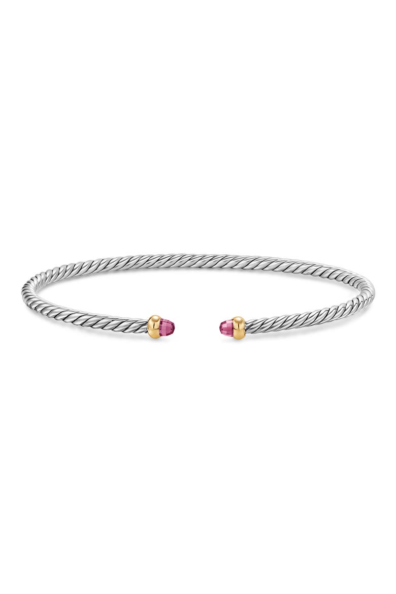 Micro Cable Flex Bracelet, Alternate, color, PINK TOURMALINE