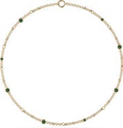 Spinelli Kilcollin Gravity Estrella Emerald Station Necklace