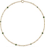 Spinelli Kilcollin Gravity Estrella Emerald Station Necklace