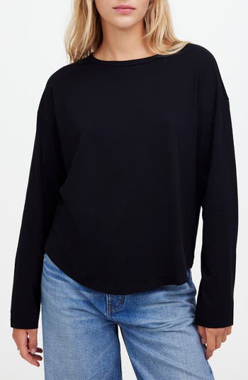 メイドウェル Madewell Bella Long Sleeve Tee レディース シャツ トップス Lighthouse Amazon.com: Madewell Bella Long Sleeve Tee Lighthouse 2XS