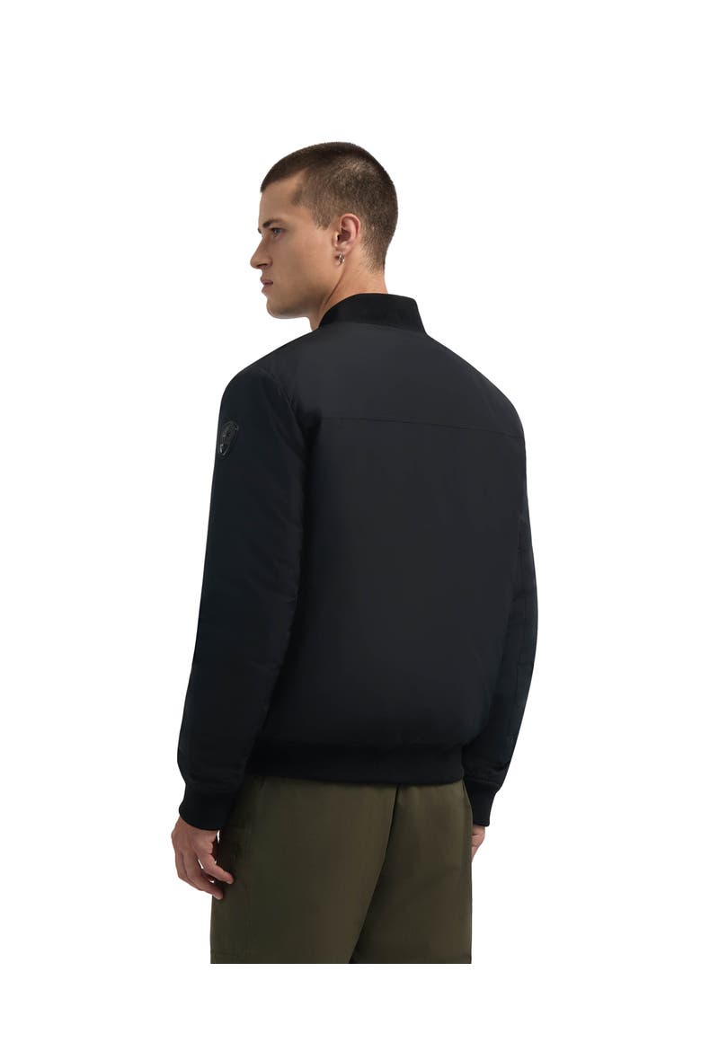 Aries Reversible Lightweight Bomber Jacket, Alternate, color, Black