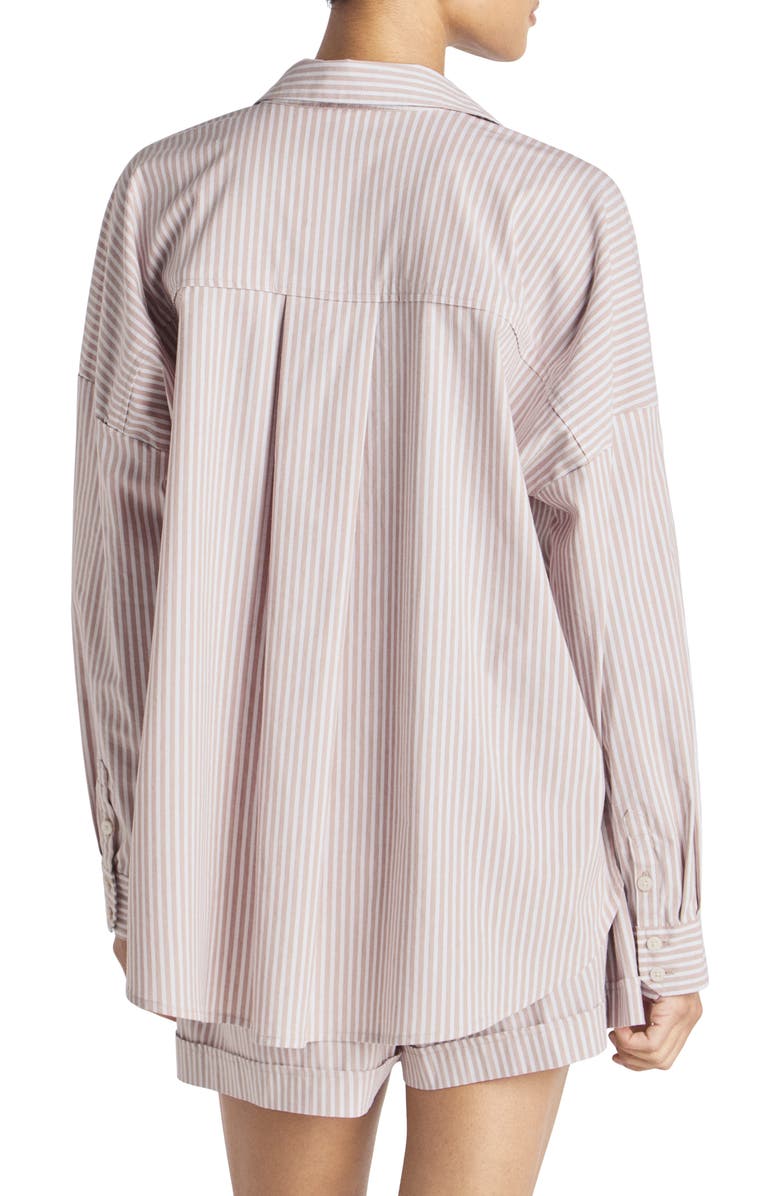 Splendid x @cellajaneblog Poplin Button-Up Shirt, Alternate, color,