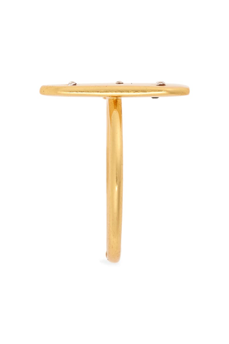 Twinkle Pavé Statement Ring, Alternate, color, VINTAGE GOLD