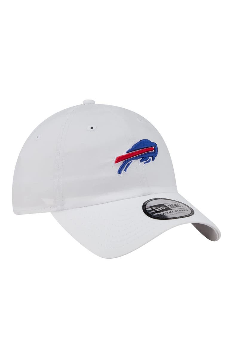 New Era Men's New Era White Buffalo Bills Ripstop Casual Classic Adjustable Hat, Alternate, color, White
