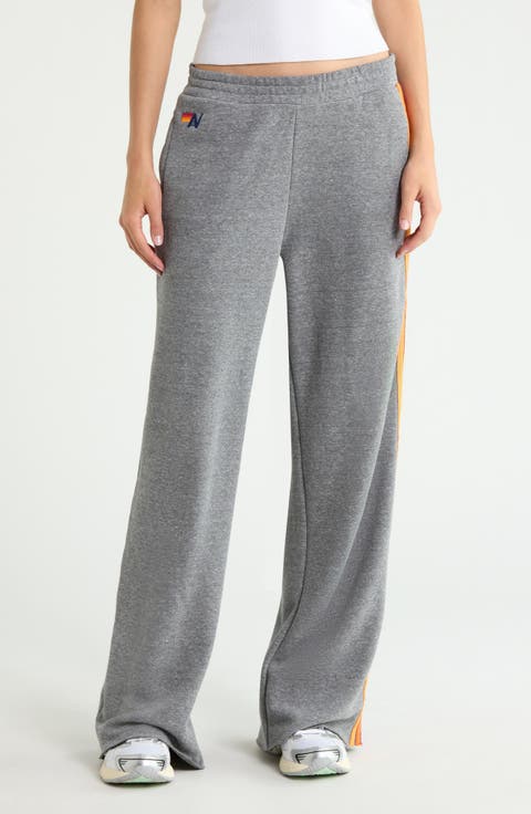 5-Stripe Wide Leg Sweatpants