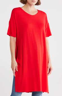 PATRIZIA LUCA Side Slit Tunic Shirt