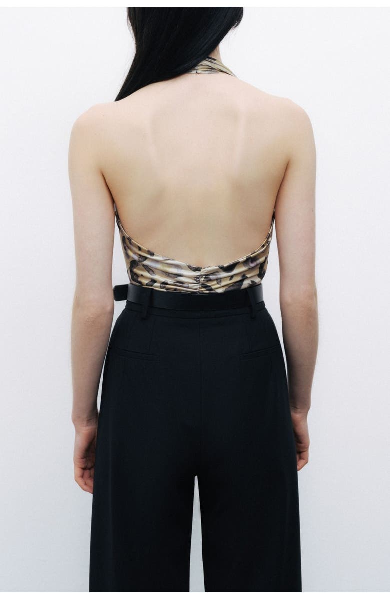 Nocturne Halter Neck Bodysuit, Alternate, color, 