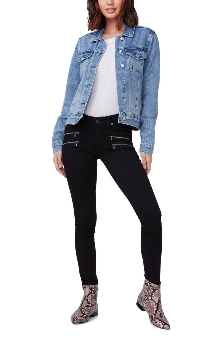 PAIGE Rowan Denim Trucker Jacket, Alternate, color,