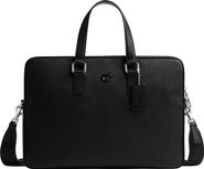 COACH Caden Leather Briefcase