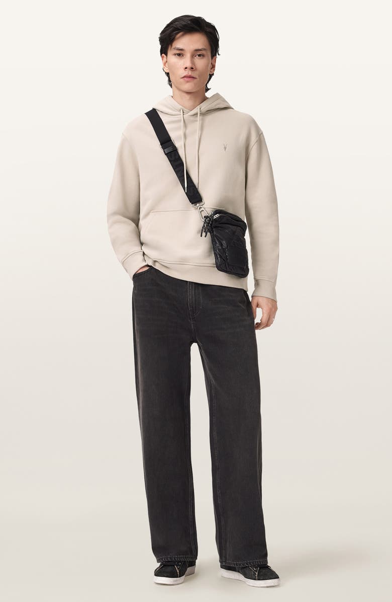 AllSaints Asher Hoodie Sweatshirt, Alternate, color, Sandstone Brown