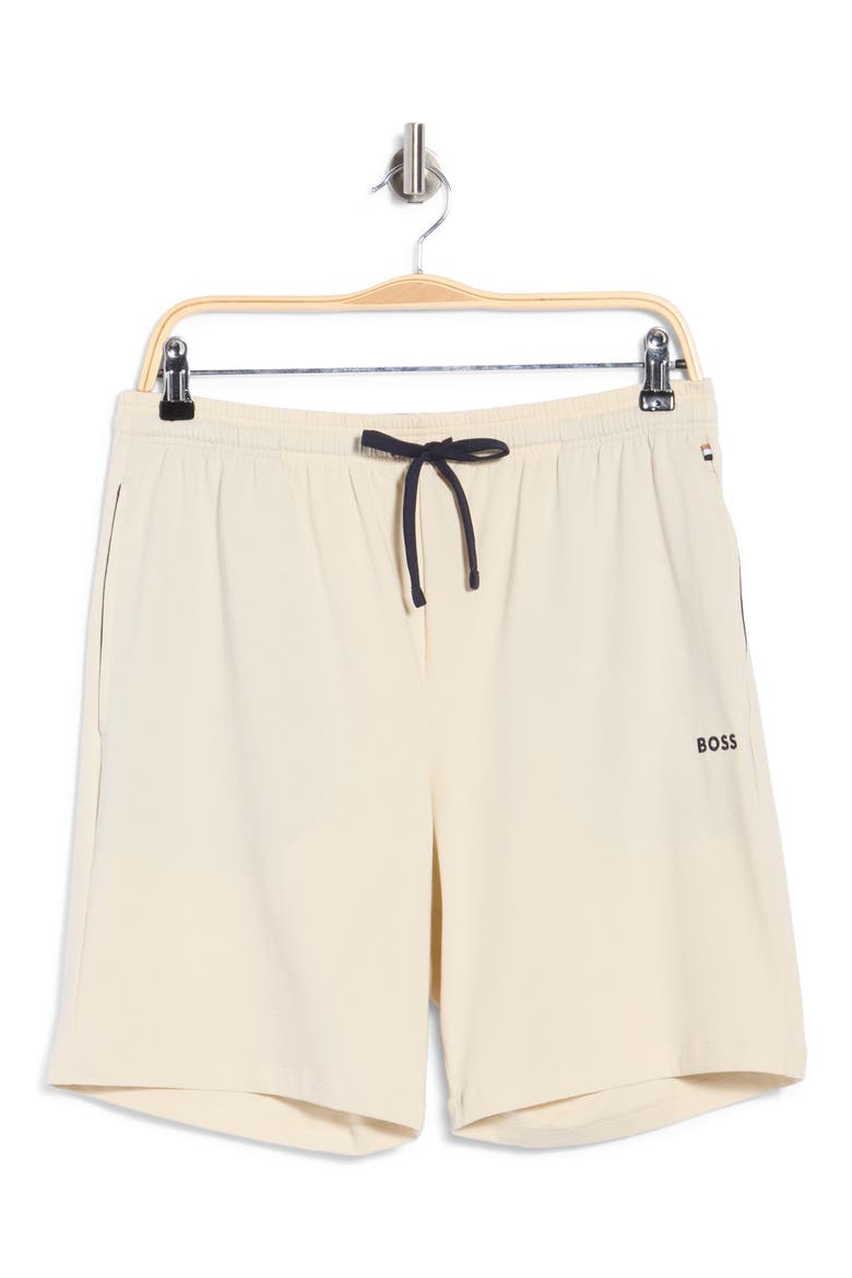 Logo Pajama Shorts, Main, color, OPEN WHITE