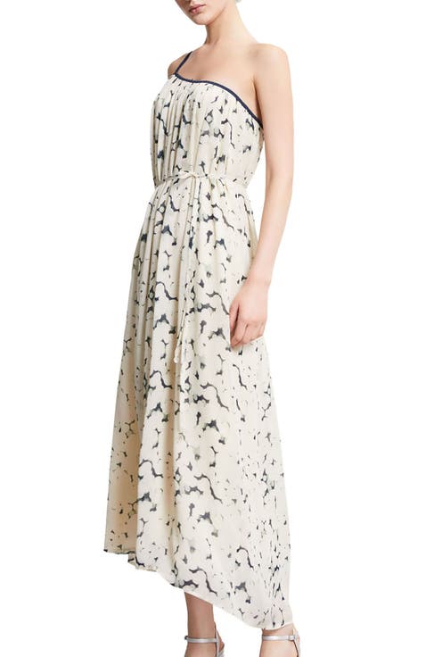 Asymmetric Viscose Dress