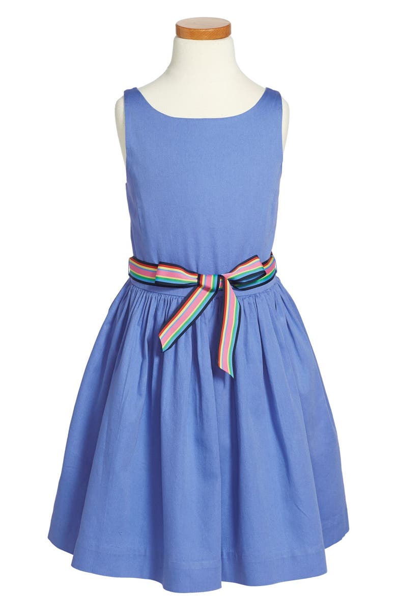 Ralph Lauren Sleeveless Cotton Dress, Alternate, color,