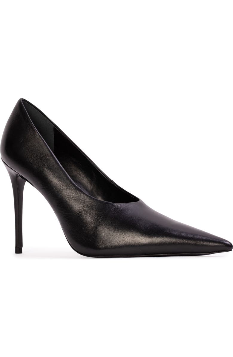 BLACK SUEDE STUDIO Jona 100 Pump, Alternate, color, Bordeaux Leather