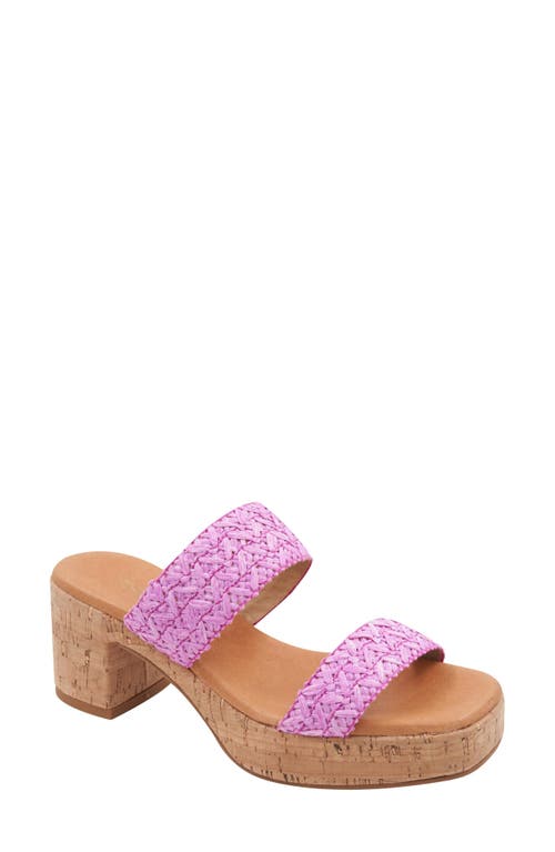 Andre Assous André Assous Cairo Platform Sandal In Fuchsia