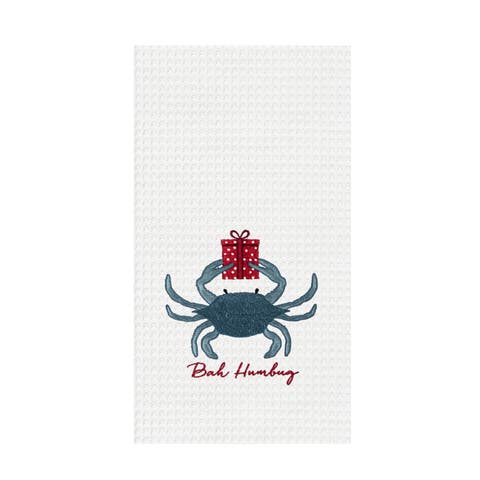 Bah Humbug Coastal Gift Christmas Towel