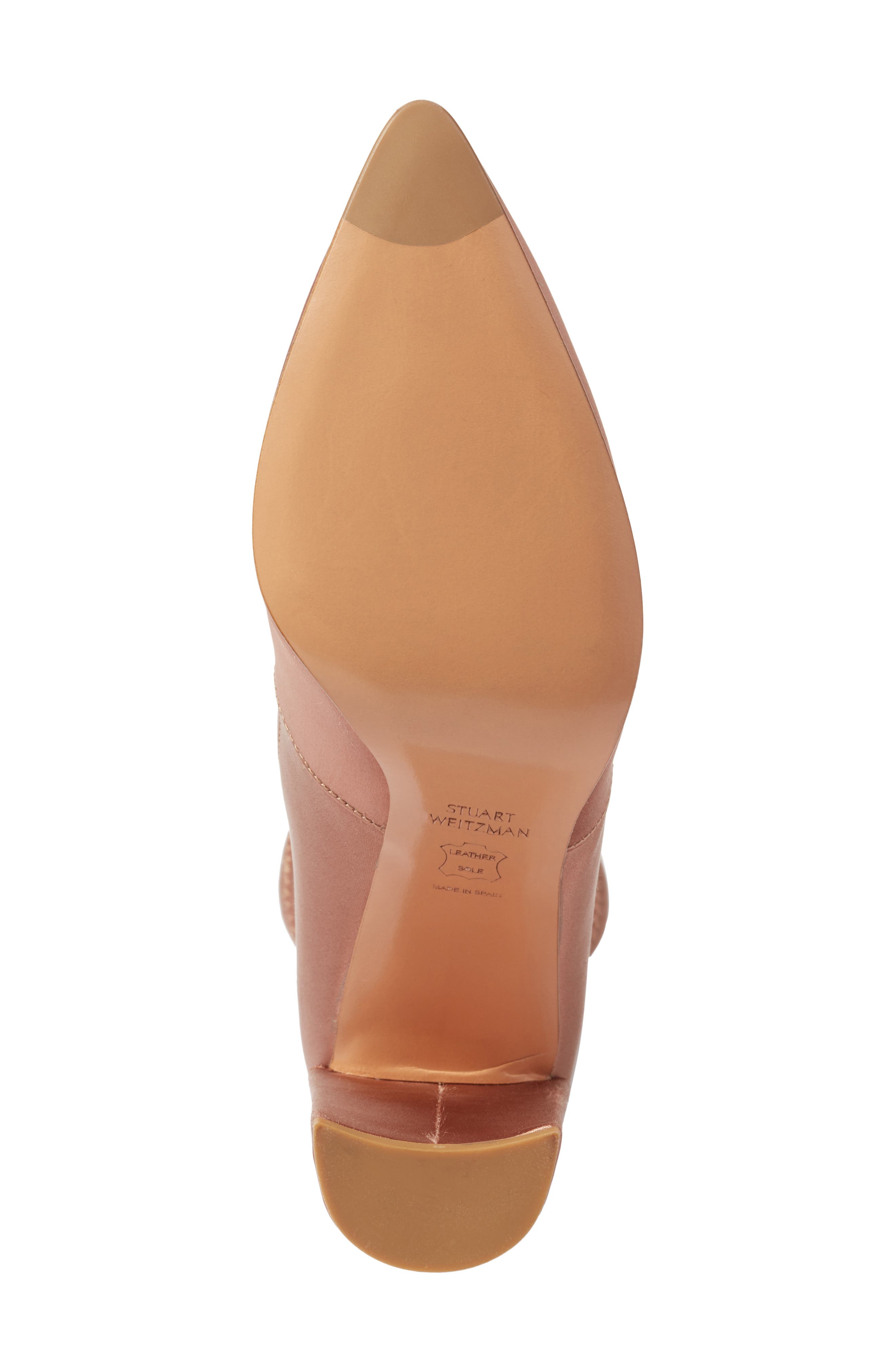 Clinger Stretch Bootie, Alternate, color, ADOBE STRETCH SATIN