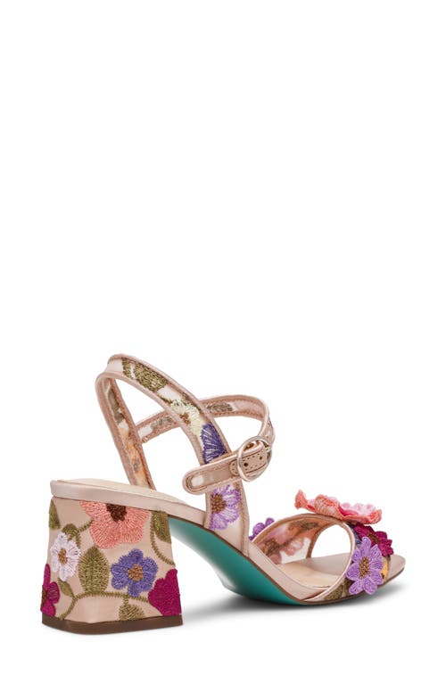 BETSEY JOHNSON BETSEY JOHNSON BLARE ANKLE STRAP PUMP