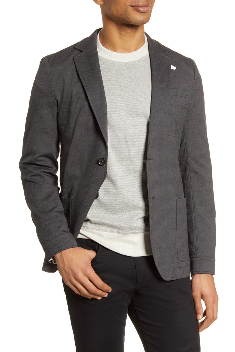 Theobald Slim Fit Sport Coat, Main, color, CANNOCK CHARCOAL