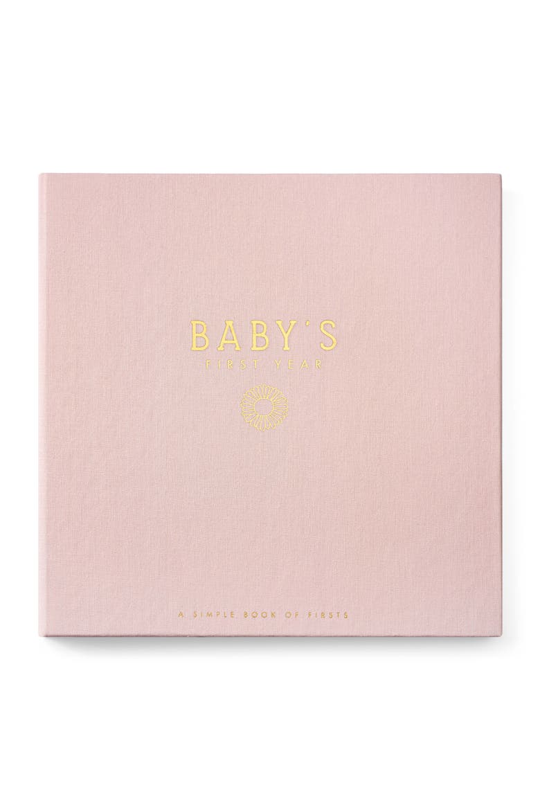 'Baby's First Year' Wildflower Meadow Memory Book, Main, color, BLUSH