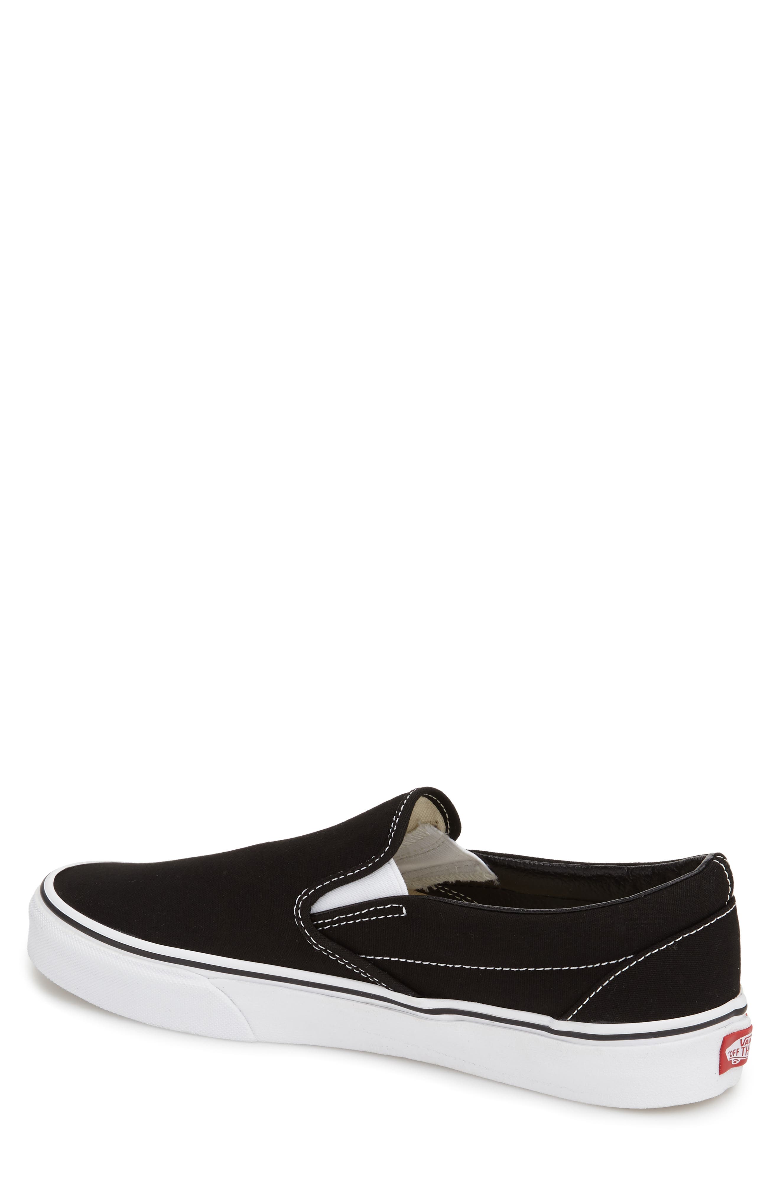 Vans Classic Slip-On Sneaker, Alternate, color, Black
