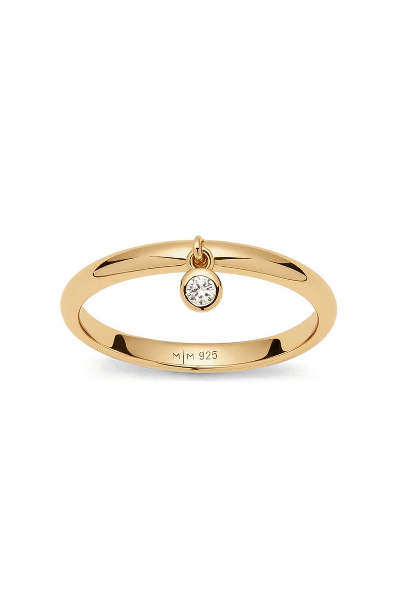 MADE BY MARY CZ Poppy Drop Ring, Main, color, Gold Vermeil