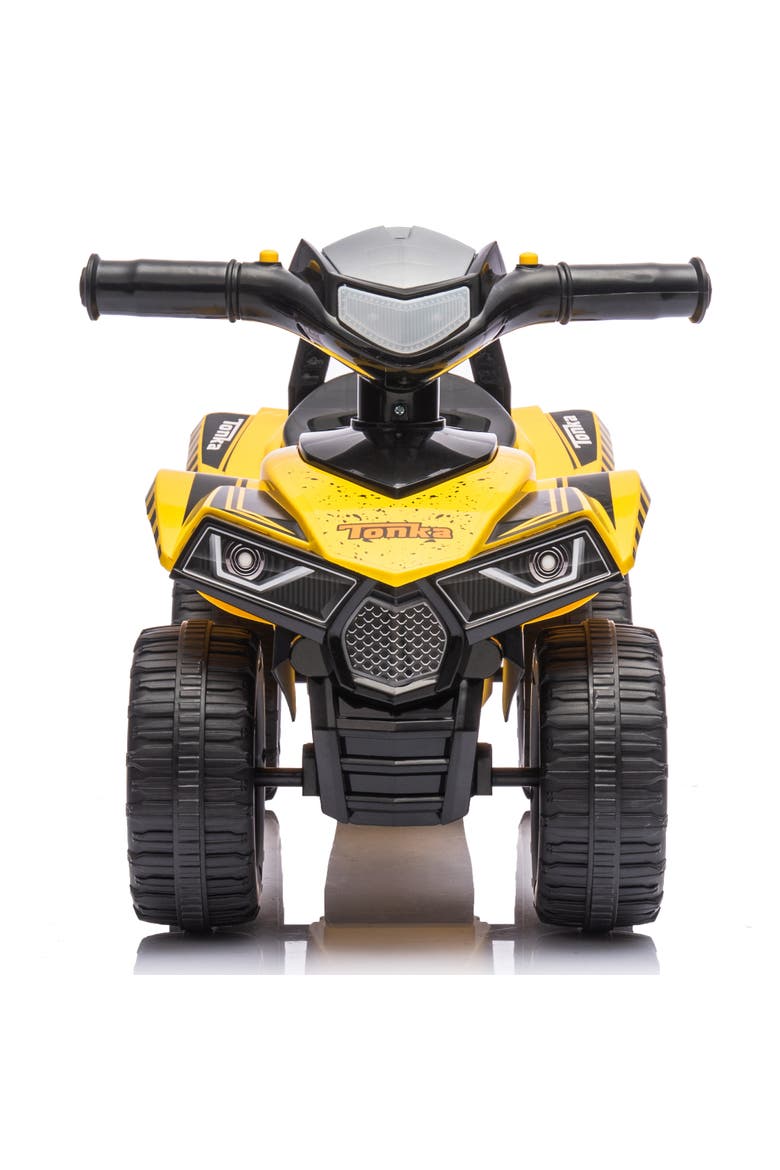 Quad Push Car Yellow Foottofloor Rideon Toy,12Mo+, Alternate, color, Multicolored