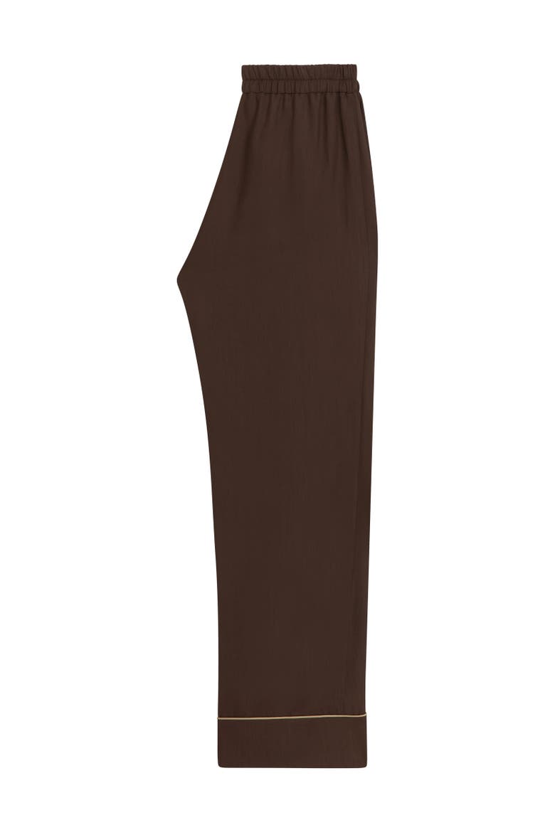 Noelle Pyjama Set, Alternate, color, Brown