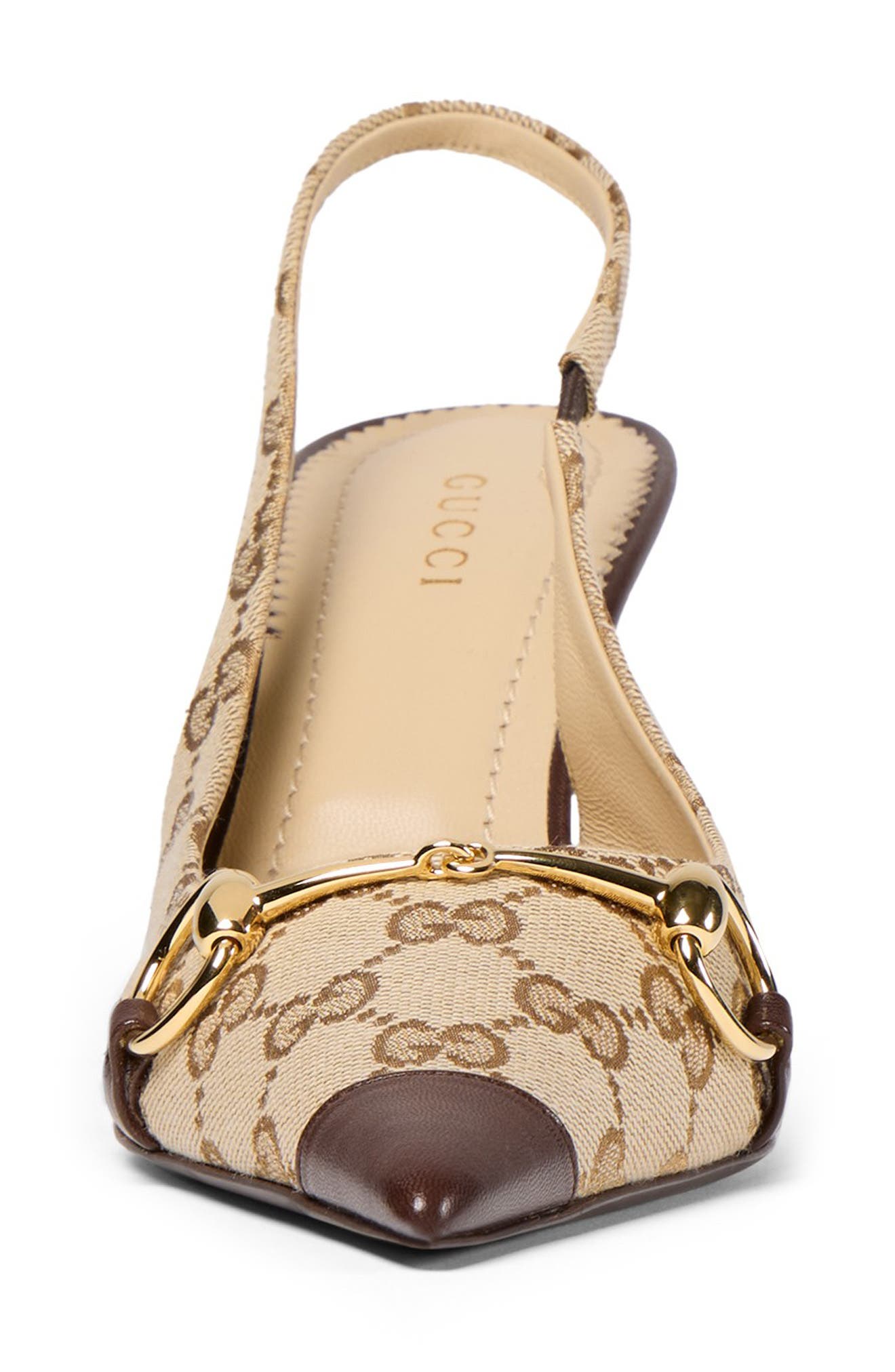 Donna Slingback Pump, Alternate, color, VINTAGE SAND/DARK BROWN