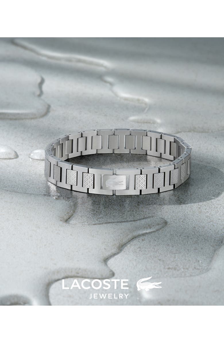 Lacoste Men's Metropole Bracelet, Alternate, color, Silver