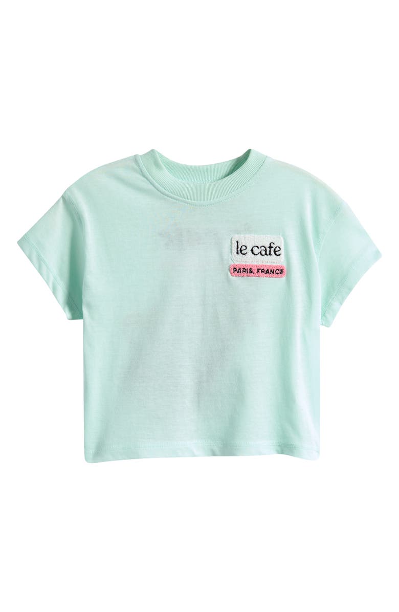 Vintage Havana Kids' Le Cafe Graphic T-Shirt, Main, color, Mint